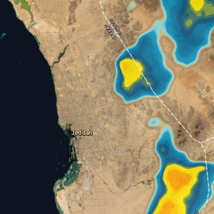 مدينة جدة - 2:50 صباحاً | سحب رعدية تتقدم من الشرق ترفع من فرص الامطار خلال الساعات القادمة