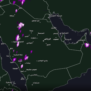 السعودية - 2:15م | سحب رعدية تقترب من حائل وأمطار متوقعة بعد قليل