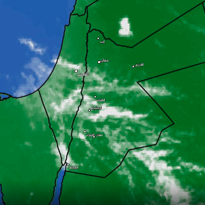 الأردن | سحب رعدية في أجزاء من مرتفعات الشراة قد تترافق بالغبار