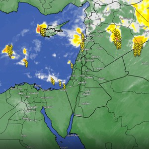 تحديث 9:00 صباحاً: سُحب رعدية تقترب من مدينة غـــ..ـــزة في شمال القطاع