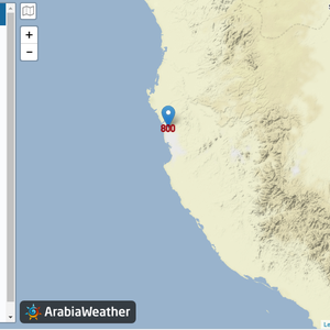 تحديث 11:20ص | تزايد كثافة الغبار في جدة الان والرؤية الأفقية دون 800 متر
