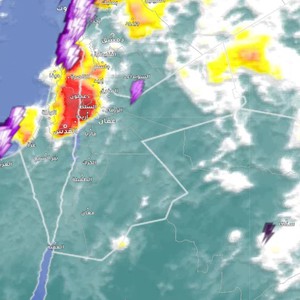 الأردن الساعة 11:30 صباحاً | بداية تدريجية لتأثيرات عدم الاستقرار الجوي و تنبيه من مخاطر السيول في ساعات ما بعد الظهر  