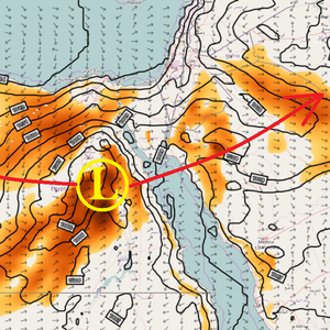 منخفض جوي خماسيني متوقع يوم الأحد ويزداد تأثيره الاثنين