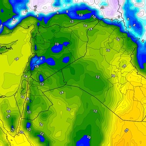 الأردن | تباين واضح على درجات الحرارة خلال الايام القادمة