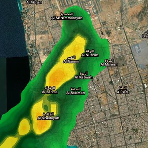 عاجل | الجبهة الهوائية الباردة تعبر جدة