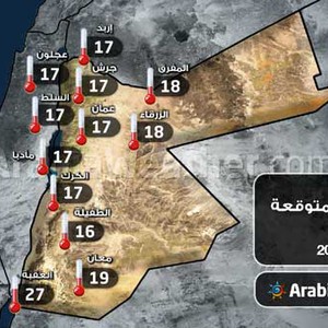 بالخارطة التوضيحية : درجات الحرارة نهار الجُمعة هي الأعلى منذ 3 أسابيع 