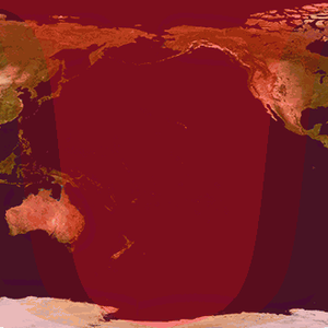اختفاء "أوروانوس" خلف القمر أثناء الخسوف الكلي له اليوم