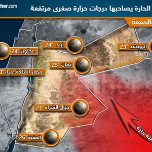 ليلة الخميس: أجواء خانقة في بعض المناطق!