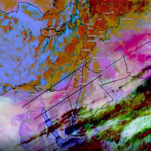 تحديث الساعة 3:30 عصراً للحالة الجوية المؤثرة على المملكة 