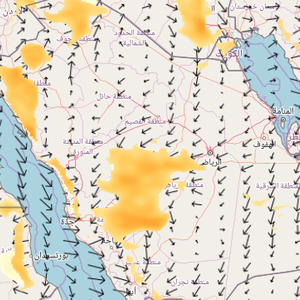 العلي .. استمرار نشاط الرياح على أجزاء واسعة من المملكة الثلاثاء