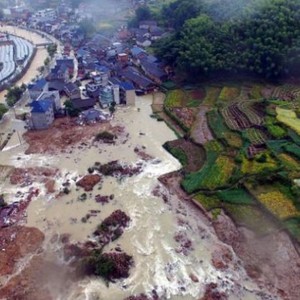 32 مفقوداً جراء انهيارات طينية بالصين بسبب إعصار ميجي