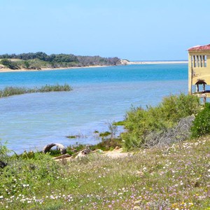 انهيار جزء من معلم سياحي بالقرب من مصب وادي ماسة‎‎