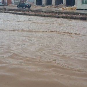 مياه الأمطار تداهم 20 منزل في اربد