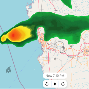 مدينة جدة - 7:25م | ارتفاع فرص الأمطار هذه الليلة اعتباراً من الساعات القادمة