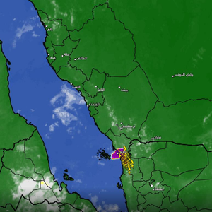 تحديث 12:20م | بداية مبكرة للأمطار الغزيرة على أبو عريش وأحد المسارحة بجازان