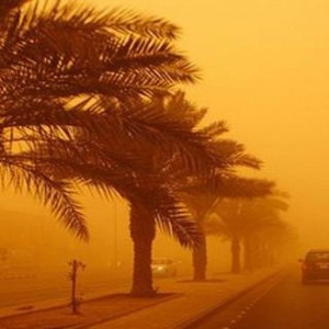 عواصف رملية منتظرة على أجزاء من وسط وشرق المملكة مع نهاية الأسبوع