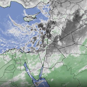 الأردن | الآن بدء تدفق الرياح القطبية وازدياد فُرص تساقط الثلوج فوق المرتفعات الجبلية العالية