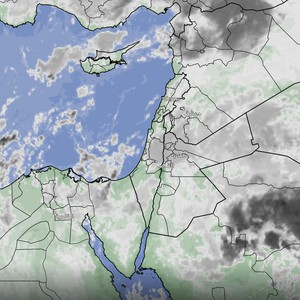 الأردن | تكاثف لكميات من السحب في شمال ووسط المملكة وهطول لزخات من الأمطار في هذه المناطق