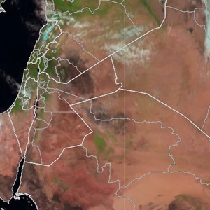 من الفضاء.. ربيع الأردن يظهر بوضوح عبر صور الأقمار الاصطناعية التابعة لطقس العرب
