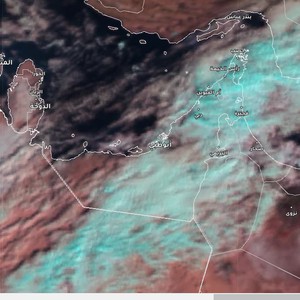 الامارات | استمرار فرص تكون السحب الركامية يصاحبها سقوط أمطار ورياح نشطة