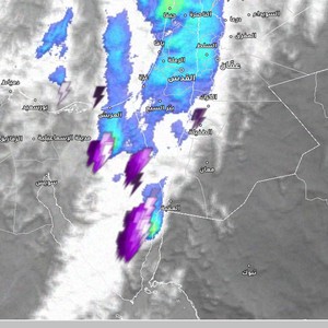 الأردن - تحديث الساعة 11:00 صباحاً | سُحب ماطرة تقترب من مدينة العقبة وأمطار غزيرة أحياناً مُتوقعة خلال قادم الوقت