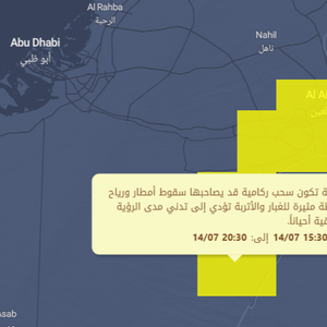 عاجل - الامارات | المركز الوطني للأرصاد يحذر من تقلبات جوية على العين وبعض المناطق الساعات القادمة