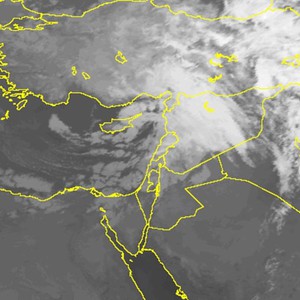 العبور الجبهة  الرئيسية للمنخفض الجوي