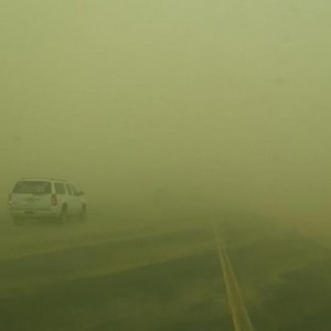 استمرار الرياح القوية و الغبار على السواحل الجنوبية للبحر الأحمر