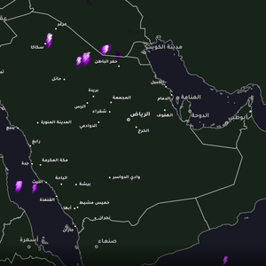 السعودية | سُحب رعدية تنشط الآن على أجزاء من الجوف والحدود الشمالية
