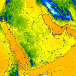 ليال باردة على منطقة تبوك وما حولها