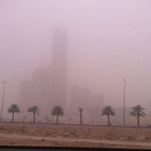 متى يتوقع ان تنحسر موجة الغبار عن العاصمة الرياض؟