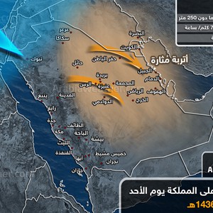 بين الثلوج والامطار وموجات الغبار القوية، حالات جوية "غير اعتيادية " متوقعة الاحد