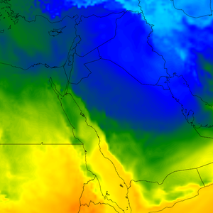 موجة قوية من البرد والرياح تؤثر على منطقة الخليج العربي نهاية الأسبوع الجاري