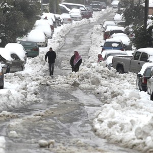 أمانة عمّان | لا إغلاقات للطرق بسبب الثلوج في العاصمة