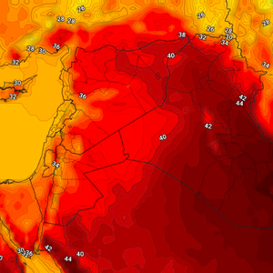 العراق | انخفاض على درجات الحرارة ونشاط لرياح البوارح جنوب البلاد