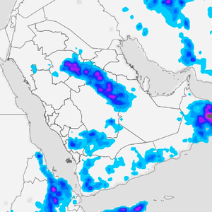 السعودية | الحالة الماطرة تتحرك شرقاً والأنظار تتجه للرياض يوم الأربعاء 26-4-2023