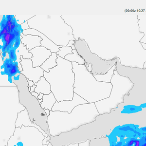 تحت المراقبة | تزايد المؤشرات على تأثر شمال السعودية بأول حالة ماطرة هذا الموسم مطلع الأسبوع القادم 