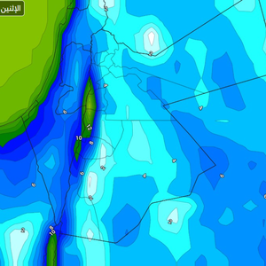 Jordan | The cold wave reaches its peak tonight, with temperatures approaching zero degrees Celsius in several areas.
