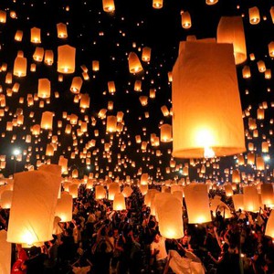 يي بنغ .. مهرجان المصابيح في تايلاند