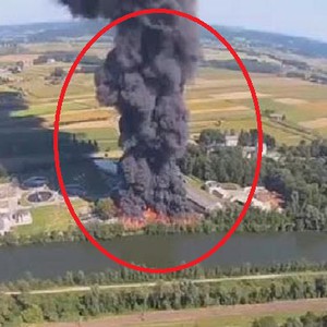 بالفيديو: طائرة من دون طيار تصور حريقاً هائلاً بالنمسا