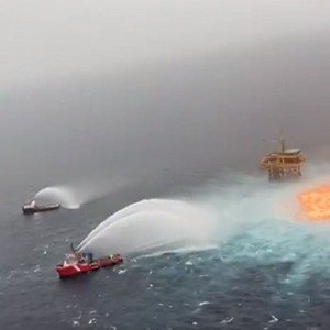 بالفيديو | عين نارية ملتهبة تتوسط المحيط وتتصدر أخبار العالم! .. القصة الكاملة