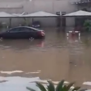  جامعة الملك عبد العزيز تغرق بسبب الأمطار..شاهد