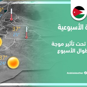 الأردن | النشرة الجوية الأسبوعية | الأحد 28/8/2022