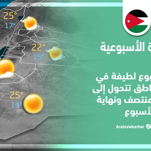 الأردن - النشرة الجوية الأسبوعية | الأحد 9-10-2022