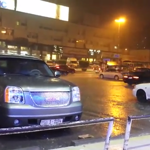 ليلة رعدية ماطرة مرت على الكويت