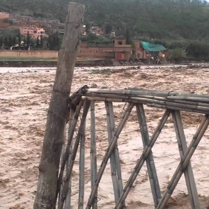 أمطار طوفانية تجتاح مناطق عدّة في المغرب..شاهد