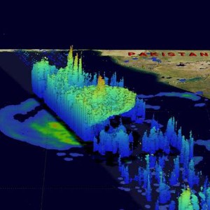 مشهد فضائي نادر للعاصفة اشوبا بتقنية الـ 3D