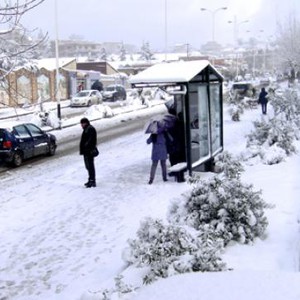 تراكم الثلوج في ولاية تلمسان 