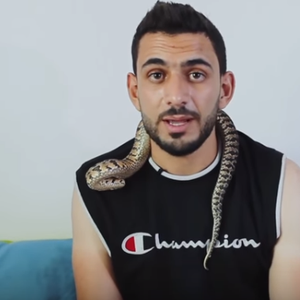 شاهد لحظة لدغ أفعى سامة خبير الأفاعي الأردني "الراعي"