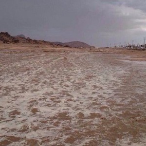 السيول تتشكل في أودية "قيا" جنوب الطائف